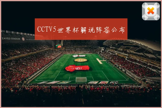 CCTV5世界杯解说阵容公布