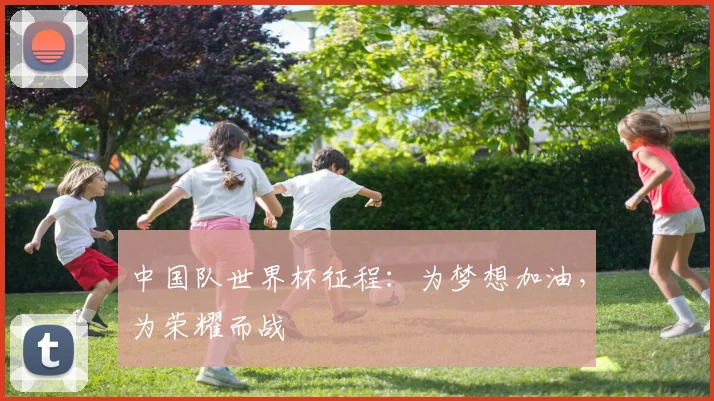 中国队世界杯征程:为梦想加油,为荣耀而战